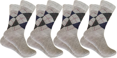 Cozyway Men Mid-Calf/Crew(Pack of 4)