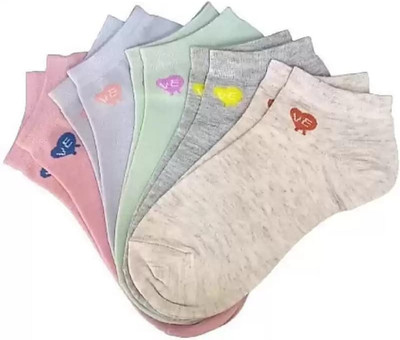 oxzon Women Solid Ankle Length(Pack of 5)
