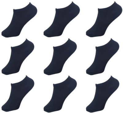 CROSSWELL Men & Women Solid Low Cut(Pack of 9)