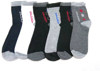 VISHAL_Co Men & Women Printed Ankle Length(Pack of 6)