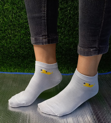 Sting Bee Women Solid Ankle Length(Pack of 5)