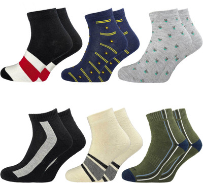 TRAZO Men Self Design Ankle Length