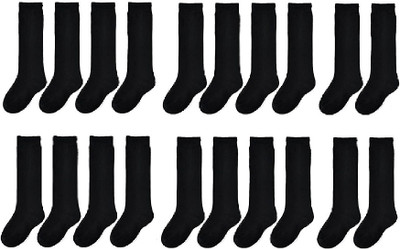 Adorazone Boys & Girls Solid Calf Length(Pack of 10)