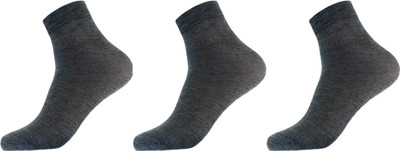 Akeet Trend Men Solid Ankle Length(Pack of 3)