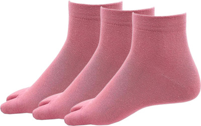 VAPINDIA Girls Solid Ankle Length(Pack of 3)