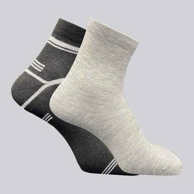 TRAZO Men Self Design Ankle Length(Pack of 2)