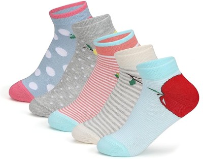 Supersox Women Printed Ankle Length(Pack of 5)