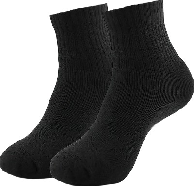 XOALT Men & Women Solid Ankle Length(Pack of 2)