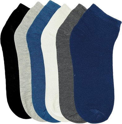Tahiro Unisex Solid Ankle Length, Calf Length(Pack of 6)