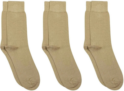 Akeet Trend Men Solid Calf Length(Pack of 3)