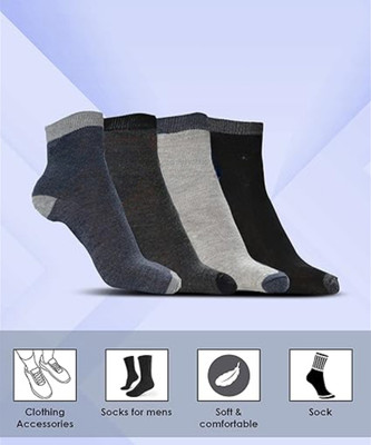 Tik Tok WEARS Men Ankle Length(Pack of 3)