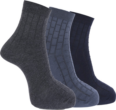 Dollar Men Laser Cut Ankle Length(Pack of 3)