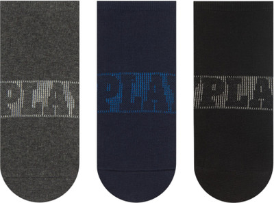 SOCKSXPRESS Men Printed Ankle Length(Pack of 3)