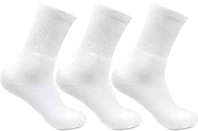 FATON Boys & Girls Solid Mid-Calf/Crew(Pack of 3)