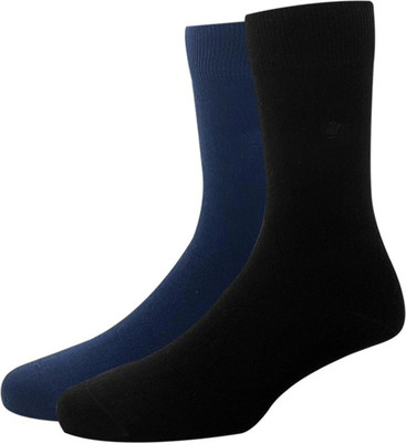 LOUIS PHILIPPE Men Solid Calf Length(Pack of 2)