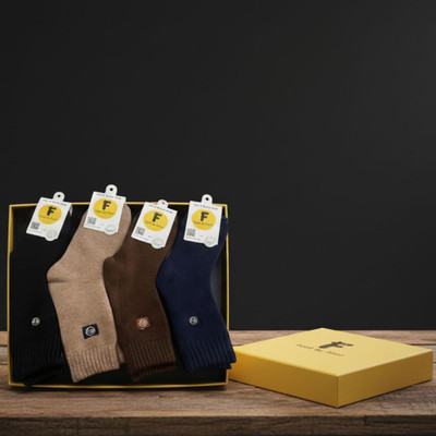 feetbyfoot Men Calf Length(Pack of 4)