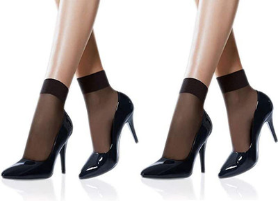 RamNRetail Women Self Design Ankle Length(Pack of 2)