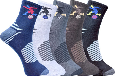 GARUN Men Printed Ankle Length(Pack of 5)