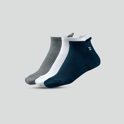 XYXX Men Solid Ankle Length(Pack of 3)