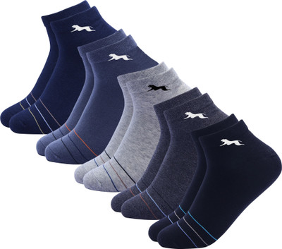 Broen Men & Women Solid Ankle Length(Pack of 5)