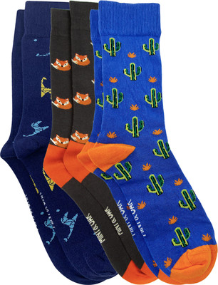 Mint and Oak Men Printed Ankle Length(Pack of 3)