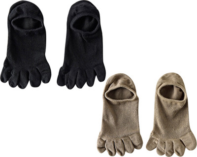 Freshfoot Men Solid Low Cut(Pack of 2)
