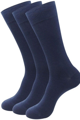 Akeet Trend Men Solid Calf Length(Pack of 3)