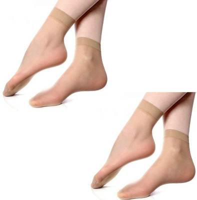 Kaima Girls Self Design Ankle Length(Pack of 2)