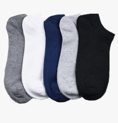 VESTURA Men & Women Solid, Self Design Ankle Length, Calf Length, Over the Knee, Peds/Footie/No-Show(Pack of 5)