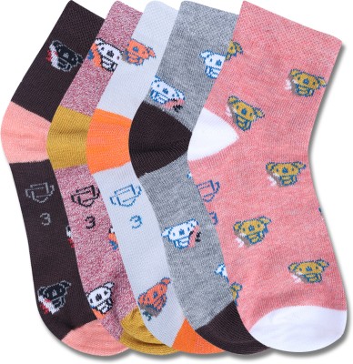 Dollar Baby Boys Self Design Calf Length(Pack of 5)