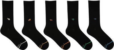 SOCKSXPRESS World Wildlife Federation Men Self Design Mid-Calf/Crew(Pack of 5)