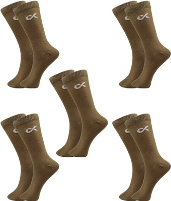 XJARVIS Men Solid Calf Length(Pack of 5)