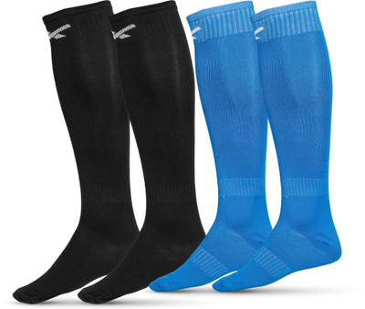 VECTOR X Unisex Solid Knee High(Pack of 4)