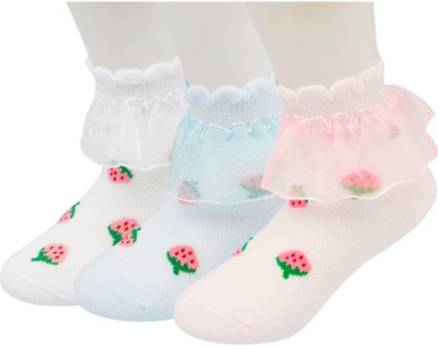 Neska Moda Baby Girls Ankle Length(Pack of 3)