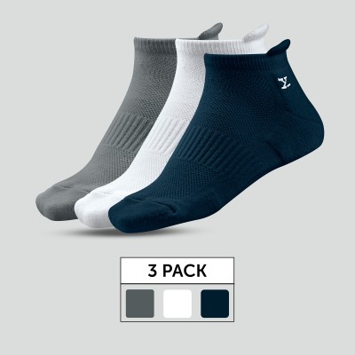 XYXX Men Solid Ankle Length(Pack of 3)