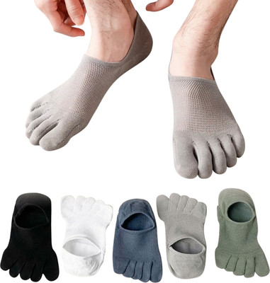 Freshfoot Men Solid Low Cut(Pack of 5)