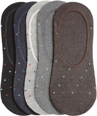 RamNRetail Men Self Design Peds/Footie/No-Show(Pack of 5)