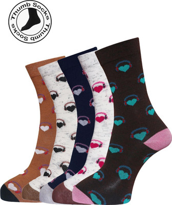 Dollar Women Printed Calf Length(Pack of 5)