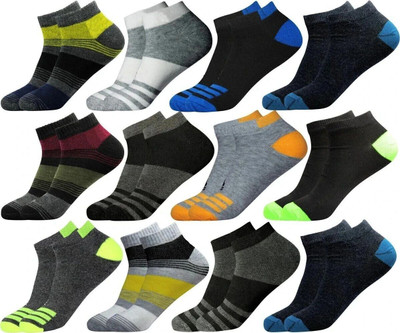 krijo Men Solid Ankle Length(Pack of 12)
