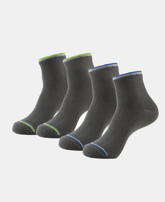 JOCKEY 7051 Compact Cotton Elastane Stretch Men Solid Ankle Length(Pack of 2)