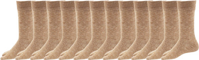 VAPINDIA Women Solid Mid-Calf/Crew(Pack of 12)