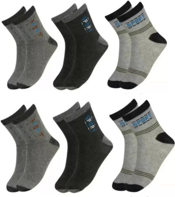 Trustizen Men Solid Ankle Length(Pack of 6)
