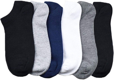 FATON Men Solid Ankle Length(Pack of 6)