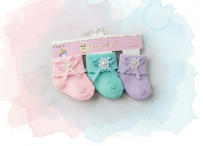 MARYAM Baby Girls Self Design Ankle Length