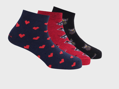 MANTICORE Men & Women Printed Ankle Length(Pack of 3)