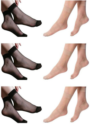INFISPACE Women Solid Ankle Length(Pack of 6)