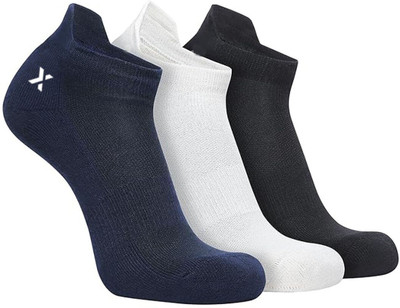 RECKZOZ Men Solid Ankle Length(Pack of 3)