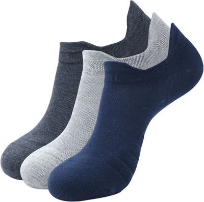 SOCKSXPRESS Lowcut Men Solid Ankle Length(Pack of 3)