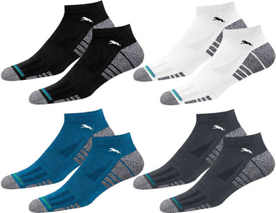 Whippet Men & Women Solid, Self Design, Printed Ankle Length(Pack of 4)