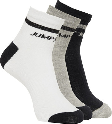 JUMP USA Men Solid Ankle Length(Pack of 3)